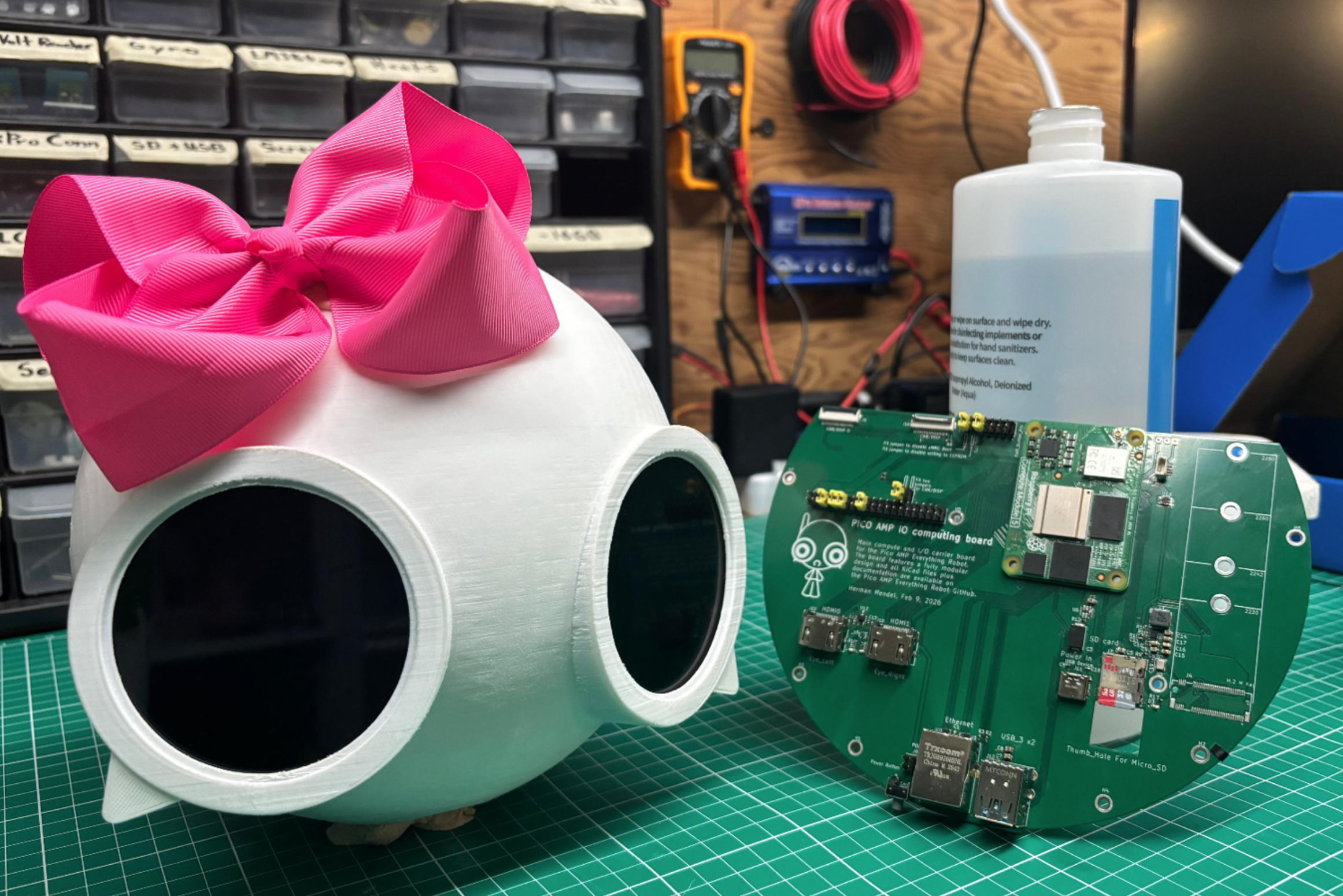 PicoAmp robot and IO board